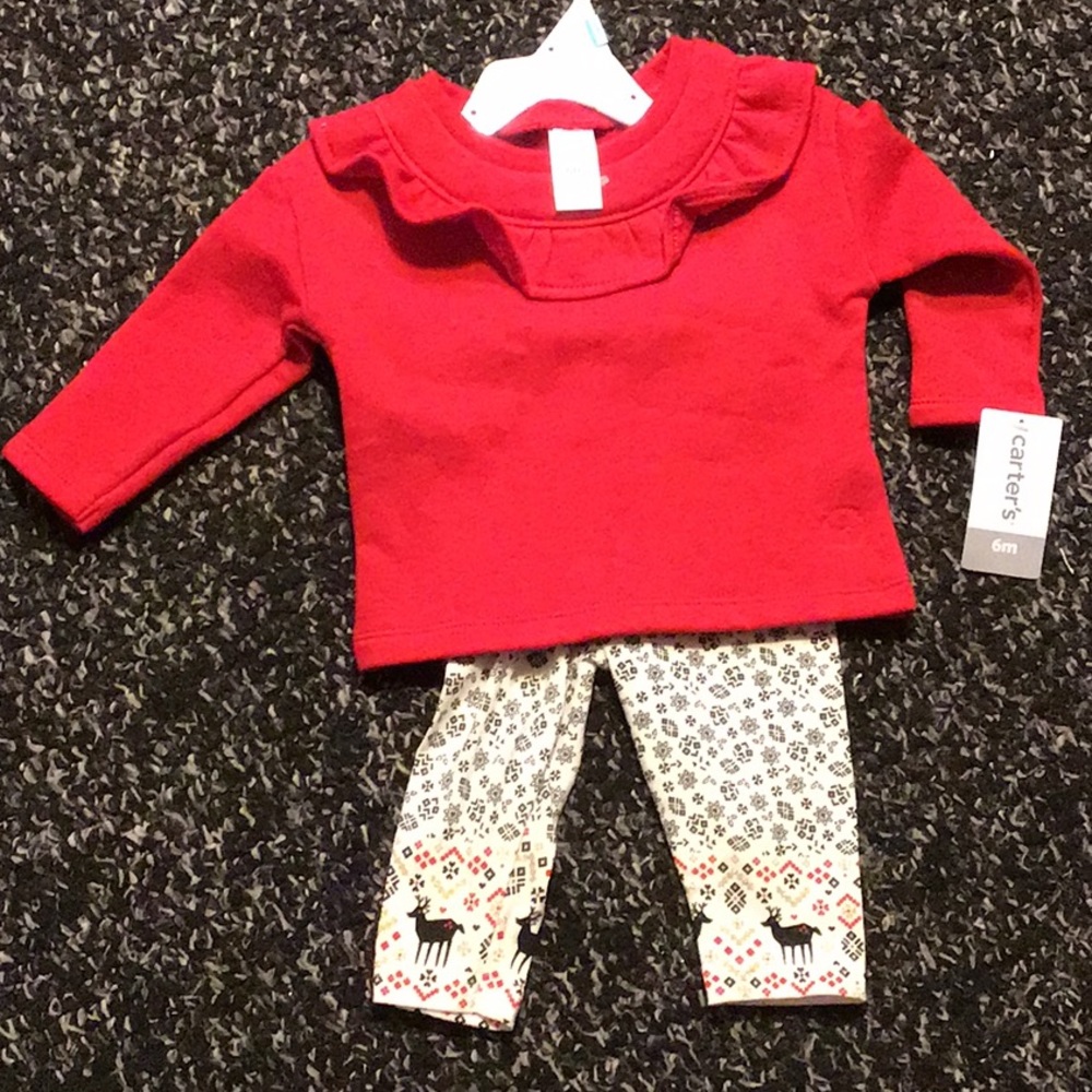 Adorable Carter's Baby Girl Christmas outfit